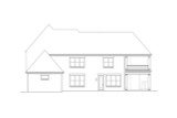French Country House Plan - 35979 - Rear Exterior