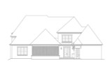 French Country House Plan - 83608 - Rear Exterior