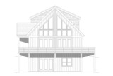 Craftsman House Plan - Little Pine Haven Lookout 25065 - Right Exterior
