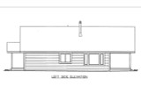Bungalow House Plan - 77045 - Left Exterior