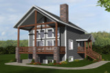 Lodge Style House Plan - 65173 - Front Exterior
