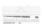 Craftsman House Plan - Sandstone 10834 - Rear Exterior