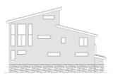 Modern House Plan - Bahama Breeze 75945 - Rear Exterior