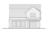 Farmhouse House Plan - East Hampton 97239 - Rear Exterior