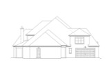 French Country House Plan - 17420 - Left Exterior