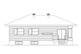 Secondary Image - Modern House Plan - 92912 - Rear Exterior