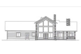 Lodge Style House Plan - 44767 - Rear Exterior
