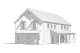 Farmhouse House Plan - Galloway 64752 - Front Exterior