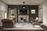 Cottage House Plan - Bauman 55220 - Living Room