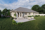 Traditional House Plan - Sherman 38913 - Rear Exterior