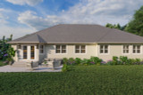 Traditional House Plan - Sherman 38913 - Rear Exterior