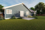 Craftsman House Plan - Simpson 49042 - Rear Exterior