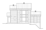 Modern House Plan - 86367 - Left Exterior