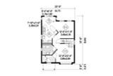 European House Plan - 99246 - 1st Floor Plan