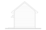 Secondary Image - Modern House Plan - Kia 86765 - Rear Exterior