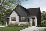 Craftsman House Plan - Homewood 2 58596 - Front Exterior