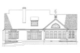 Cottage House Plan - Mulberry Farm 75289 - Rear Exterior