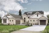 Craftsman House Plan - White Rock 78661 - Front Exterior