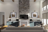 Farmhouse House Plan - Brinkman 77005 - Great Room