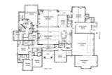 Craftsman House Plan - Sabine II 28782 - 1st Floor Plan