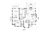 Modern House Plan - Angeline 2 80972 - 1st Floor Plan