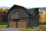 Farmhouse House Plan - 58173 - Front Exterior