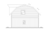 Farmhouse House Plan - 58173 - Rear Exterior