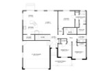 Ranch House Plan - Winder 66623 - 1st Floor Plan
