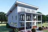 Modern House Plan - Boiling Springs Eagle 83154 - Rear Exterior