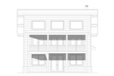 Modern House Plan - Boiling Springs Eagle 83154 - Rear Exterior
