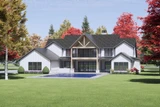 Farmhouse House Plan - 54782 - Right Exterior