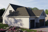 Craftsman House Plan - Fernau 28261 - Left Exterior