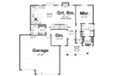 Craftsman House Plan - Fernau 28261 - 1st Floor Plan