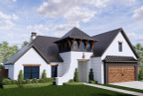 European House Plan - 13664 - Front Exterior
