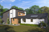Modern House Plan - Woods 33909 - Front Exterior
