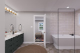 Craftsman House Plan - Mijas 69025 - Master Bathroom