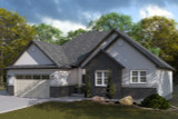 Craftsman House Plan - White 78033 - Front Exterior