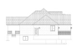 Craftsman House Plan - White 78033 - Left Exterior