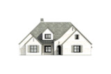 European House Plan - 35821 - Front Exterior