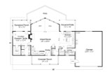 Lodge Style House Plan - Pine Grove 90335 - 1st Floor Plan