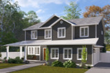 Farmhouse House Plan - Samantha 28459 - Front Exterior