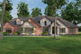 European House Plan - Woodland Winds 48262 - Front Exterior