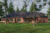 European House Plan - Woodland Winds 48262 - Rear Exterior
