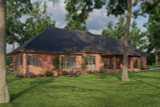 European House Plan - Woodland Winds 48262 - Rear Exterior