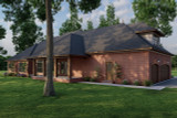 European House Plan - Woodland Winds 48262 - Rear Exterior