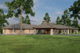 Mediterranean House Plan - Waters Edge Retreat 18651 - Front Exterior