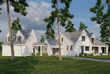 European House Plan - Ashland Place II 21774 - Rear Exterior