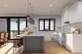 European House Plan - Ashland Place II 21774 - Kitchen