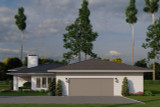 Prairie House Plan - Stockton Place 54643 - Right Exterior