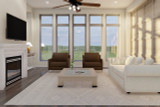 Secondary Image - Prairie House Plan - Stockton Place 54643 - Great Room
